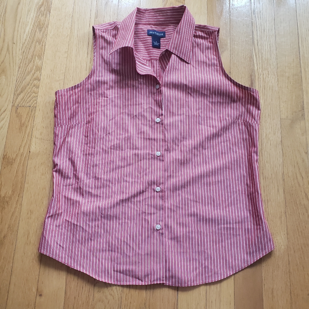 Ann Taylor Orange Blouse